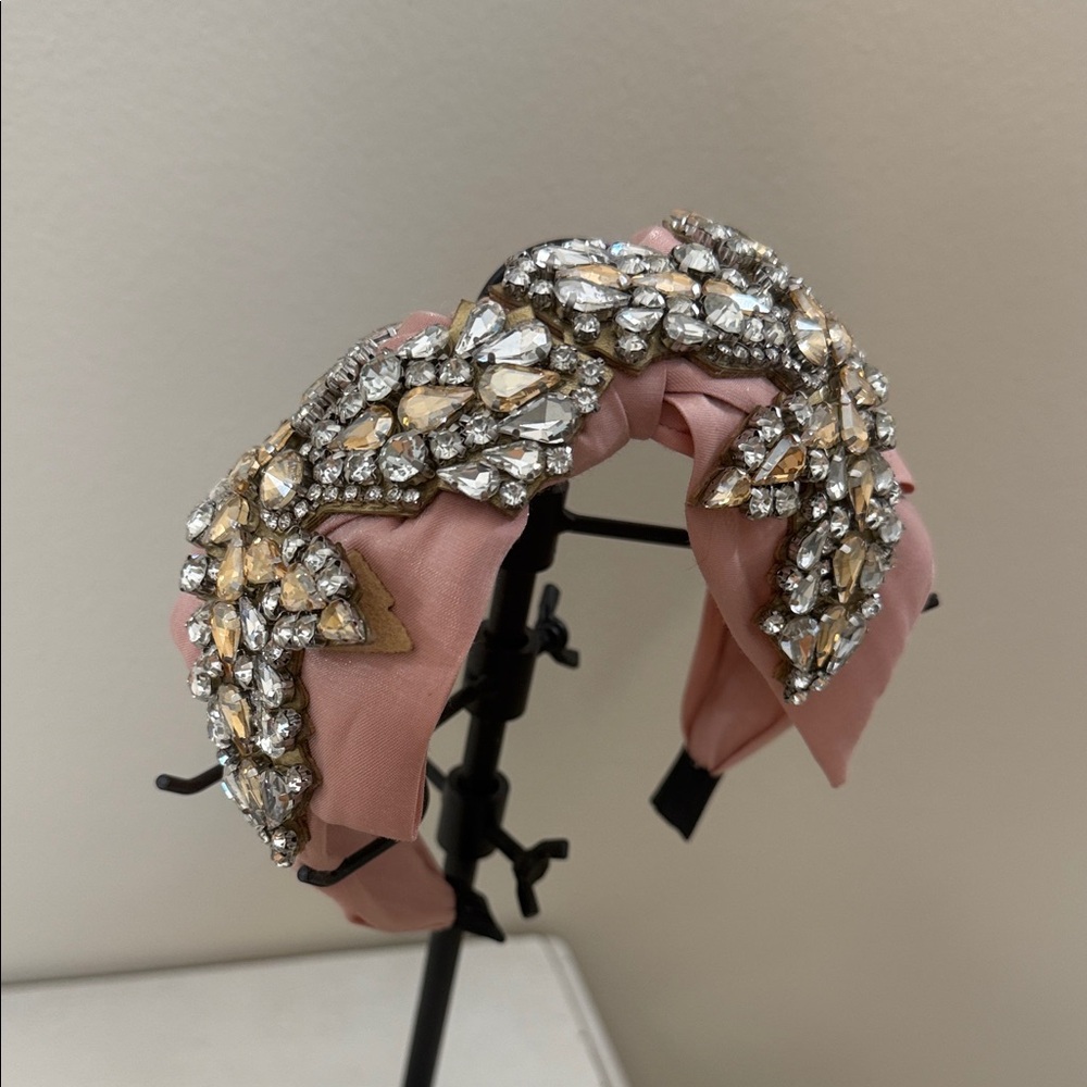 Embellished Pink Headband